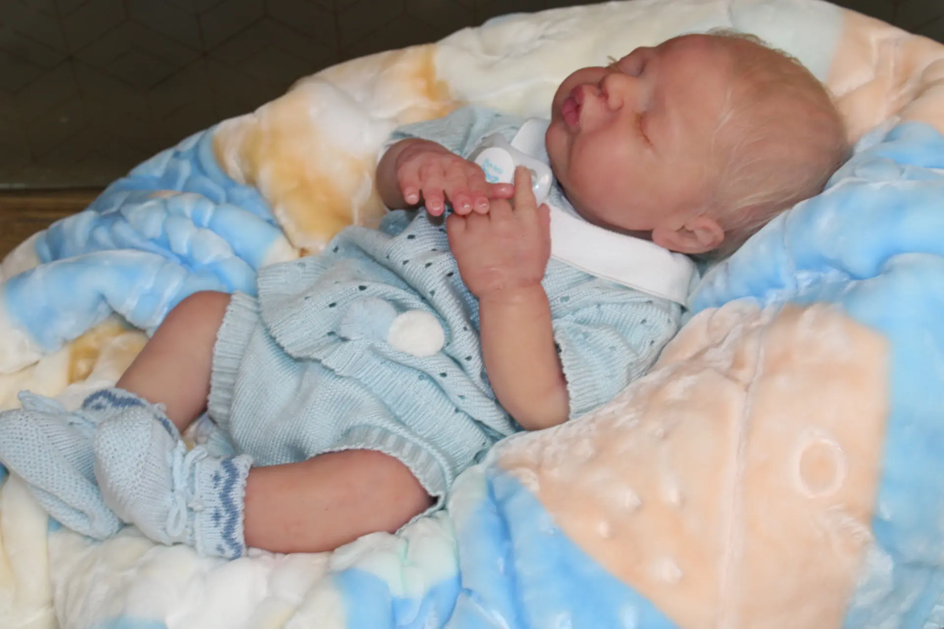 Bébé reborn silicone, modèle Charlotte.