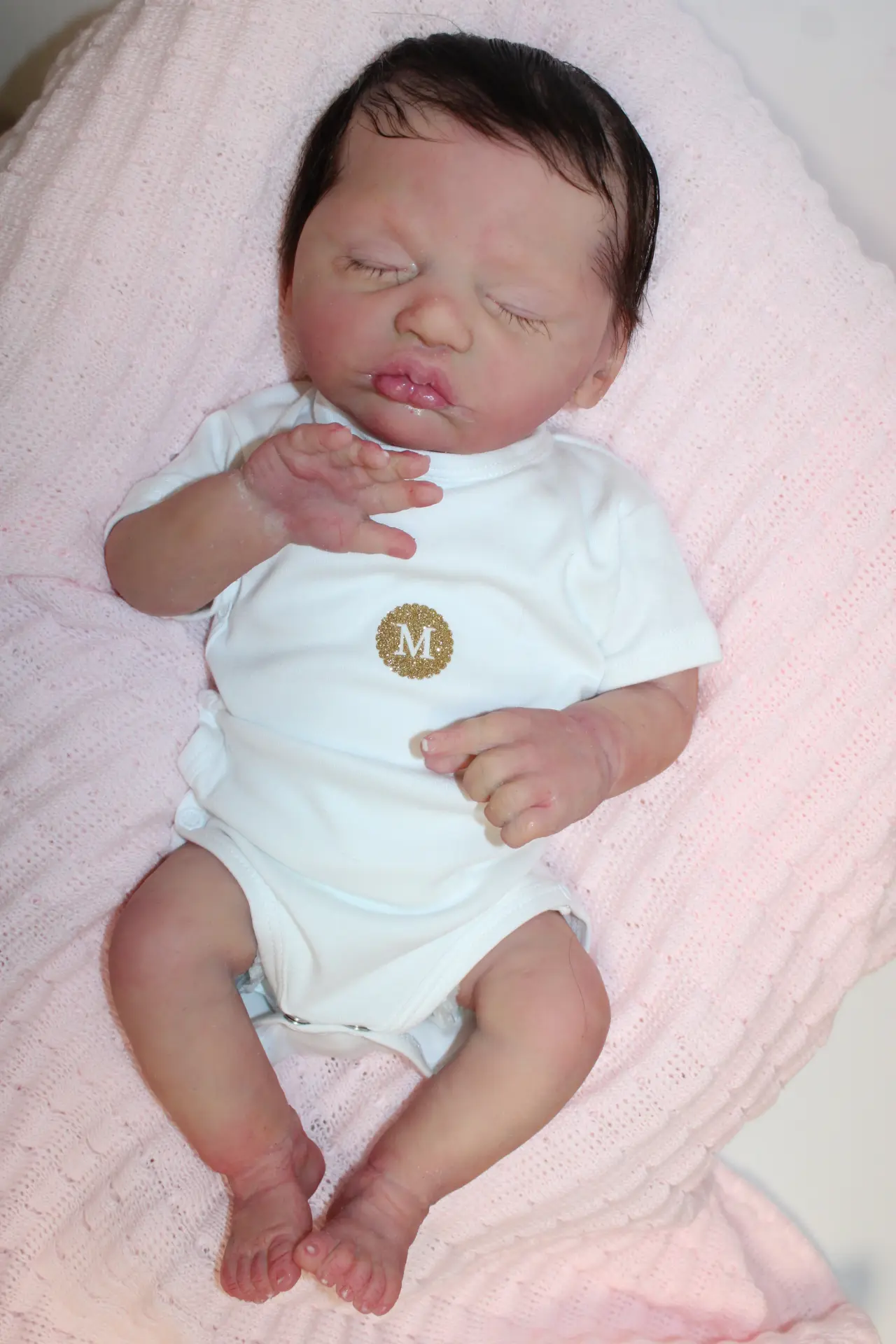 Bébé reborn silicone, modèle Noa