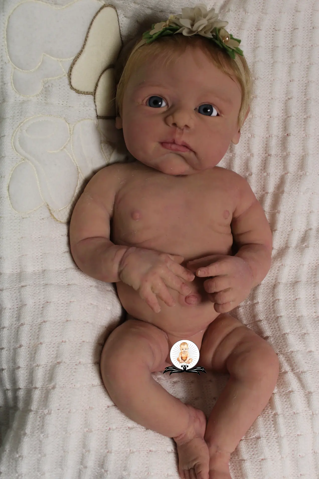 Bébé Reborn en silicone, modèle Vanina Ecoflex.