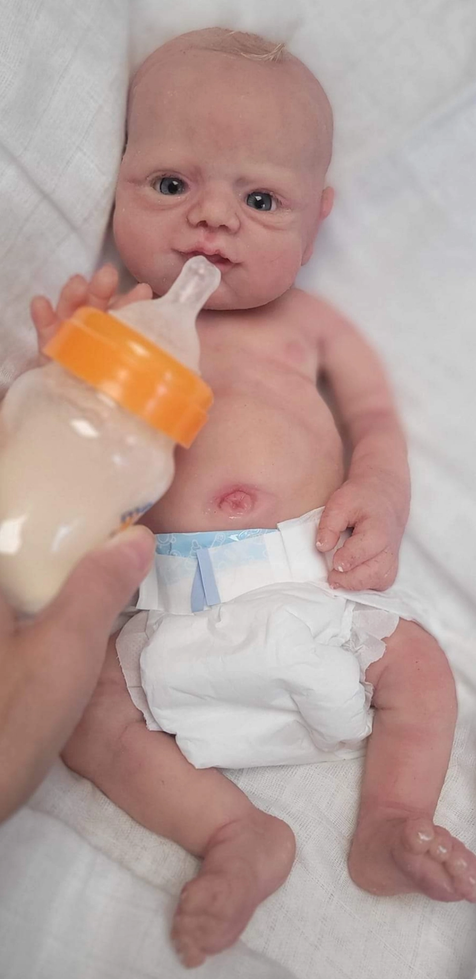 Poupée Reborn Silicone, modèle Germain