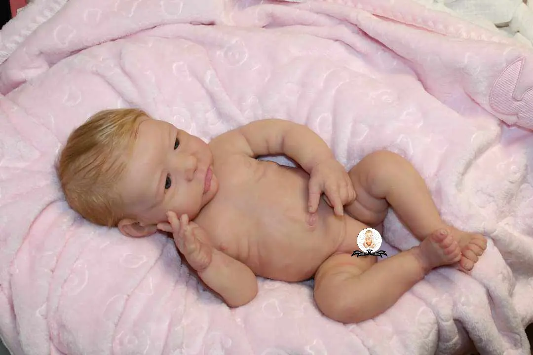 Bébé reborn silicone, modèle Vic