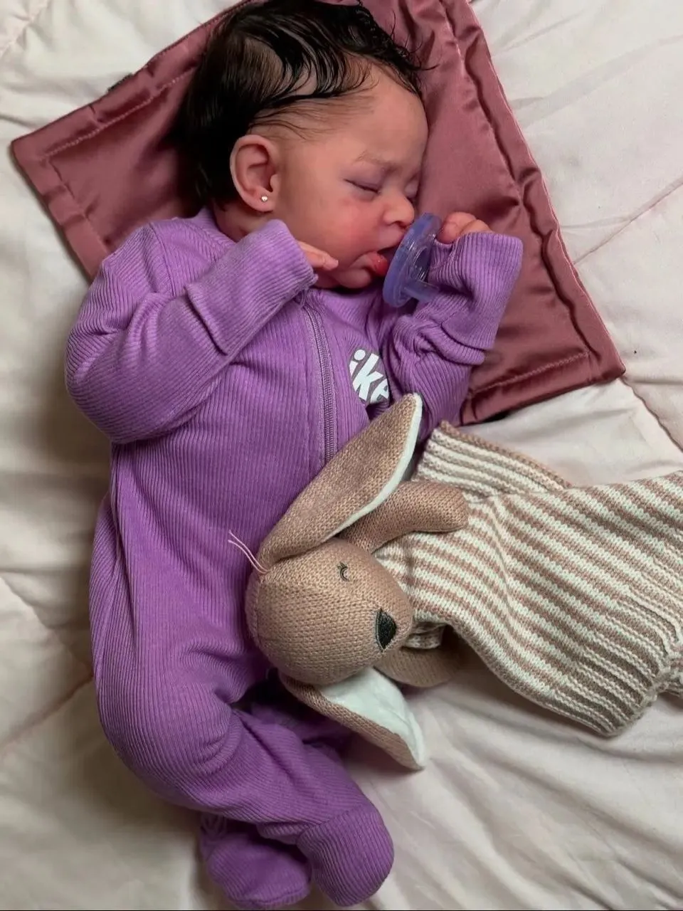 Bébé reborn silicone, modèle Leontine